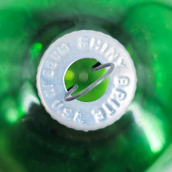 Vintage Poloron Shiny Brite Glass Ball Ornaments in Box Lot of 11 one missing - Picture 5 of 8